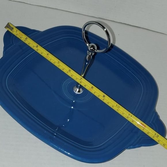 Fiestaware Fiesta Single Tier SERVING Server Plate Dish Plater Lapis CERAMIC - Picture 12 of 15